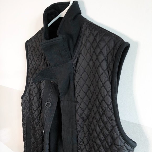 Club Monaco Black Quilted Puff Vest - Picture 7 of 8
